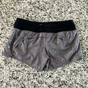lululemon athletica Run Times Short Gray Heather Athletic Shorts